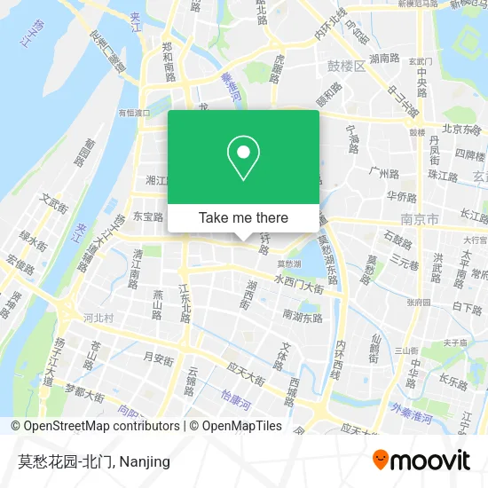 莫愁花园-北门 map
