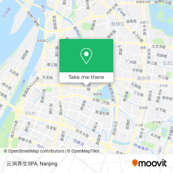 云涧养生SPA map