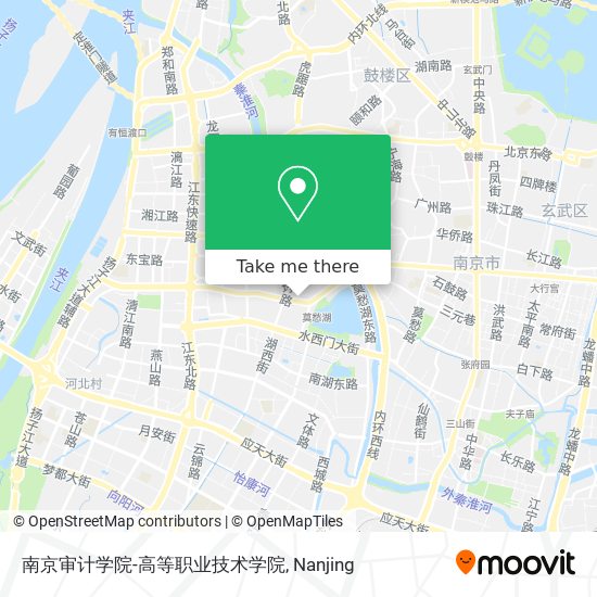 南京审计学院-高等职业技术学院 map