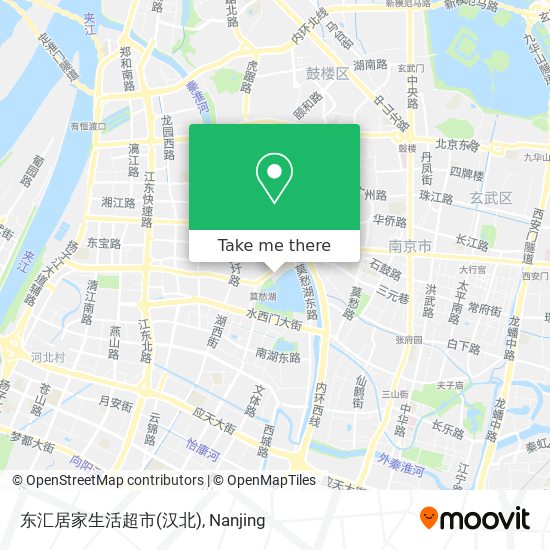 东汇居家生活超市(汉北) map