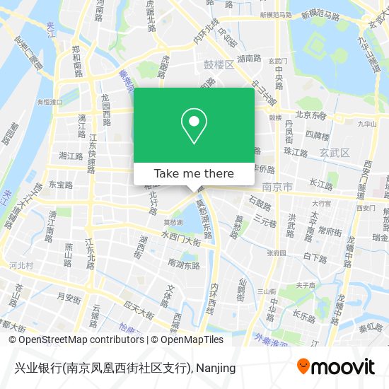 兴业银行(南京凤凰西街社区支行) map
