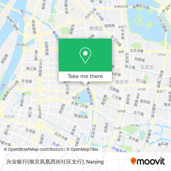 兴业银行(南京凤凰西街社区支行) map