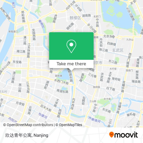 欣达青年公寓 map