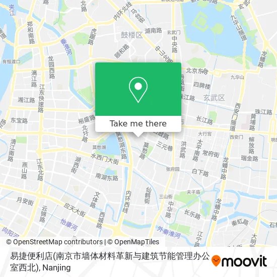 易捷便利店(南京市墙体材料革新与建筑节能管理办公室西北) map