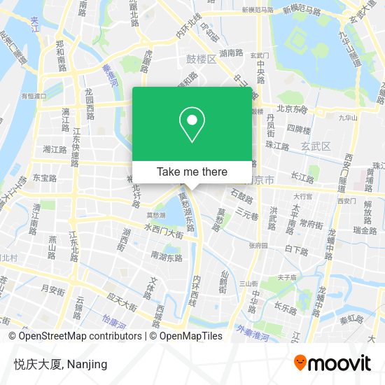 悦庆大厦 map