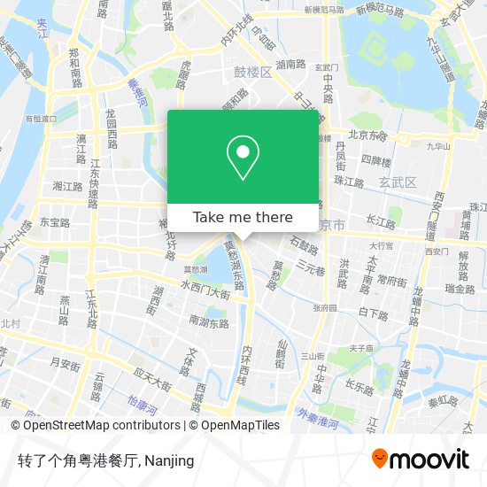 转了个角粤港餐厅 map