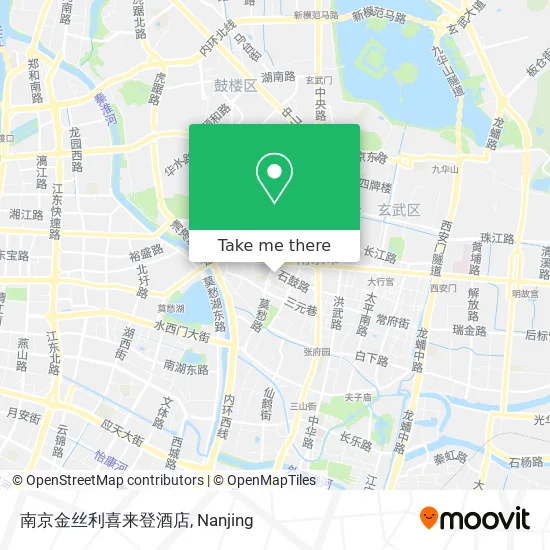 南京金丝利喜来登酒店 map