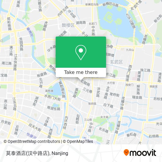 莫泰酒店(汉中路店) map