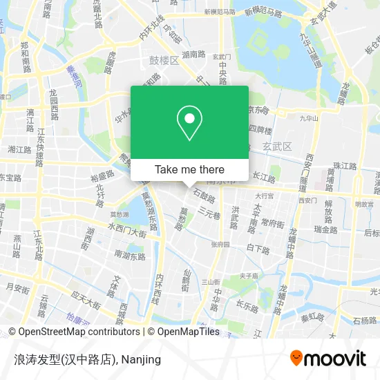 浪涛发型(汉中路店) map