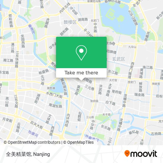 全美精菜馆 map