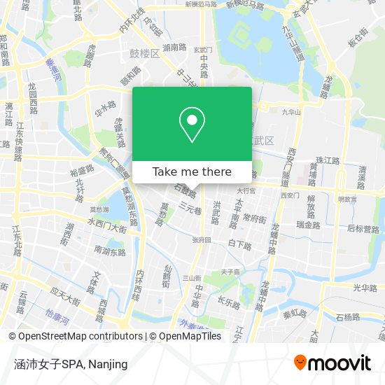 涵沛女子SPA map