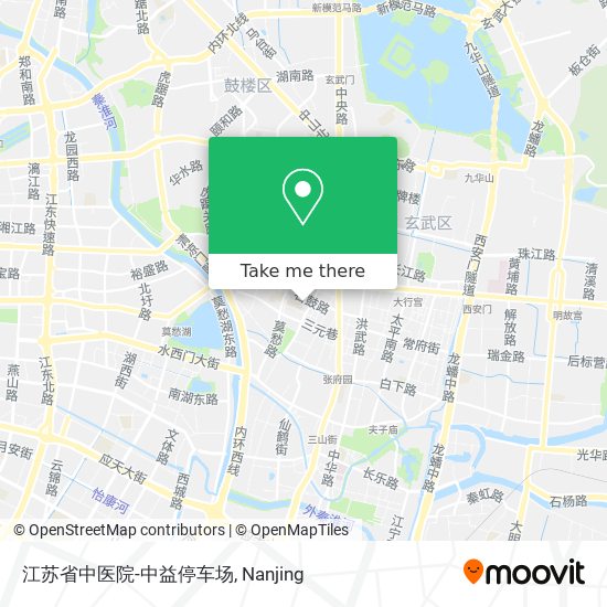 江苏省中医院-中益停车场 map