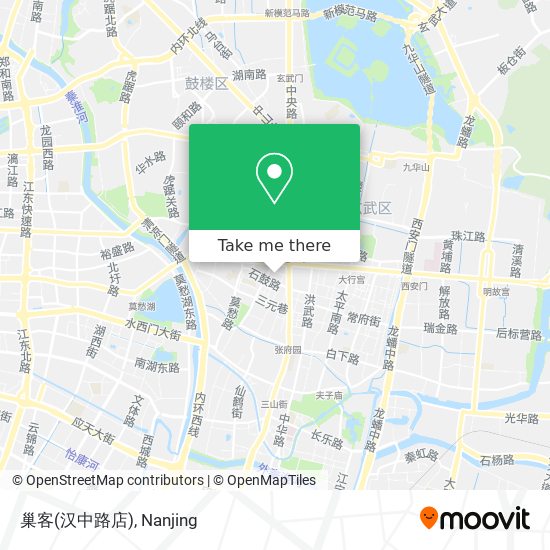 巢客(汉中路店) map