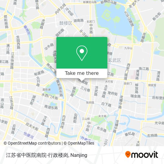 江苏省中医院南院-行政楼岗 map