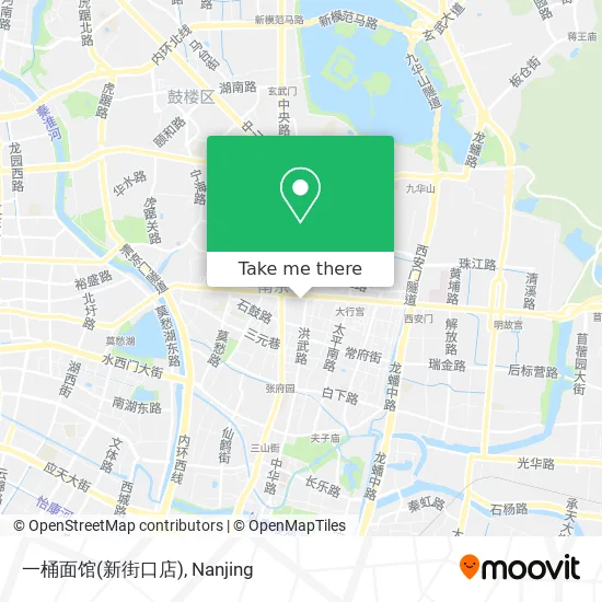 一桶面馆(新街口店) map