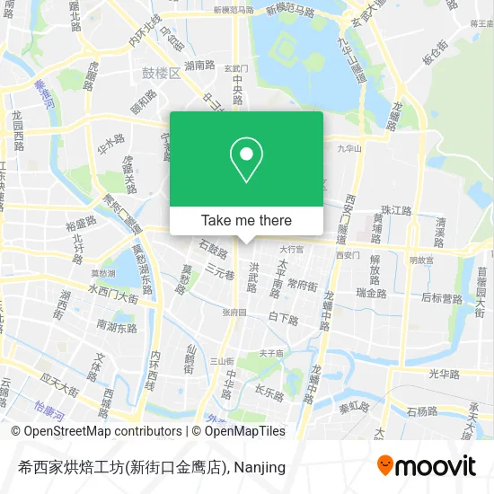 希西家烘焙工坊(新街口金鹰店) map