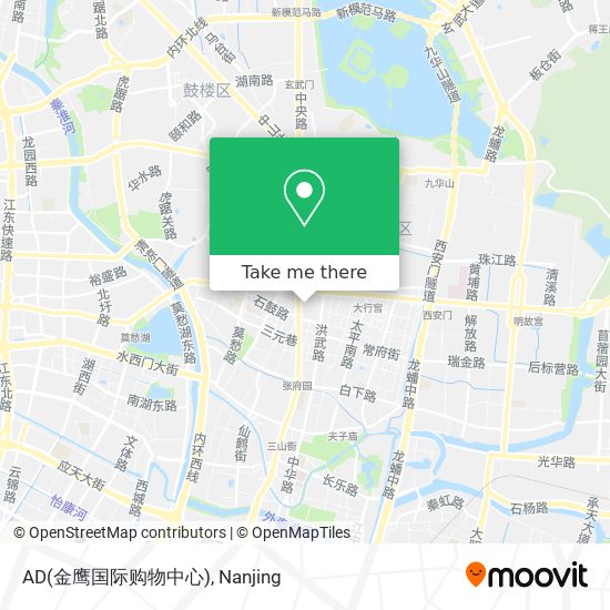 AD(金鹰国际购物中心) map