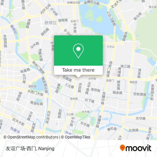 友谊广场-西门 map