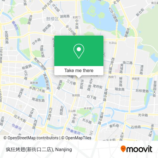 疯狂烤翅(新街口二店) map