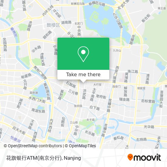 花旗银行ATM(南京分行) map