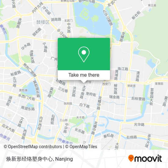 焕新形经络塑身中心 map