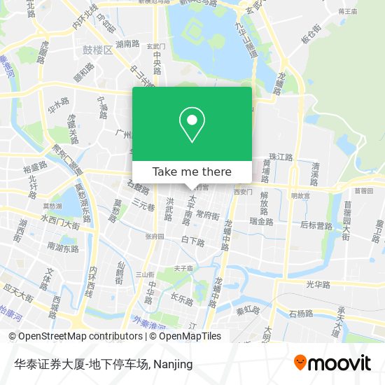 华泰证券大厦-地下停车场 map