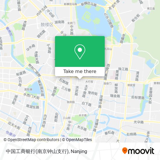 中国工商银行(南京钟山支行) map