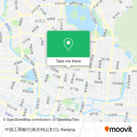 中国工商银行(南京钟山支行) map