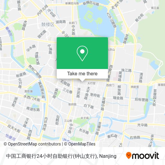 中国工商银行24小时自助银行(钟山支行) map