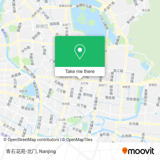 青石花苑-北门 map