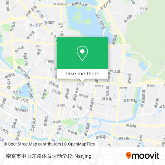 南京市中山东路体育运动学校 map