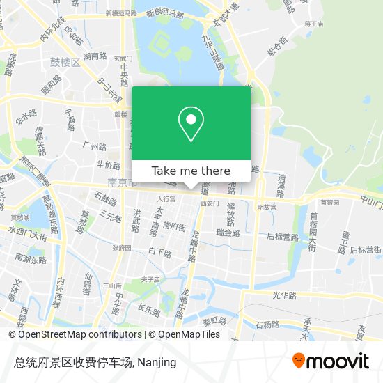 总统府景区收费停车场 map
