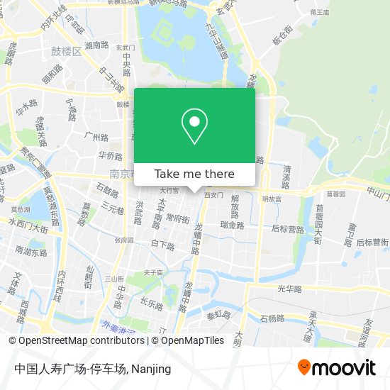 中国人寿广场-停车场 map