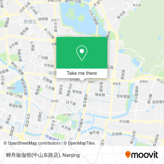蝉舟瑜伽馆(中山东路店) map