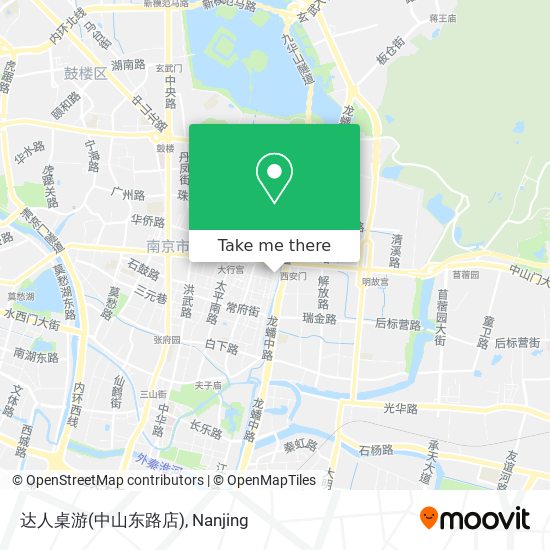 达人桌游(中山东路店) map