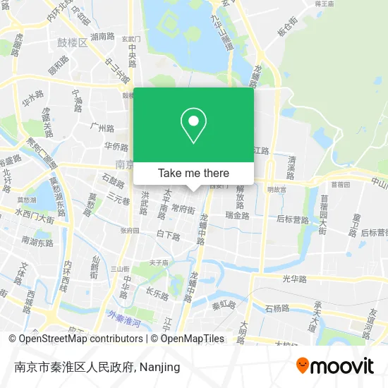 南京市秦淮区人民政府 map