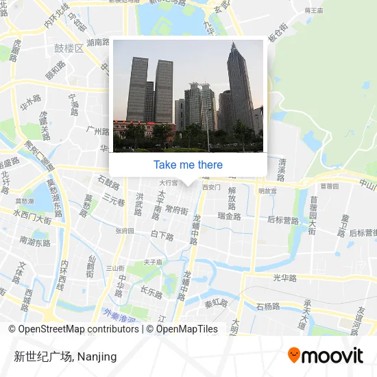 新世纪广场 map