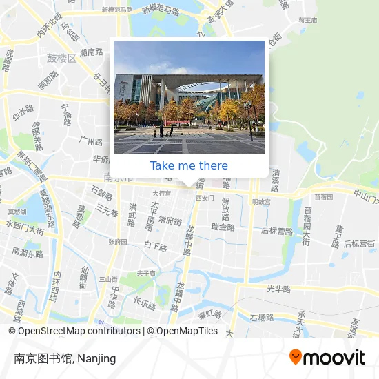 南京图书馆 map