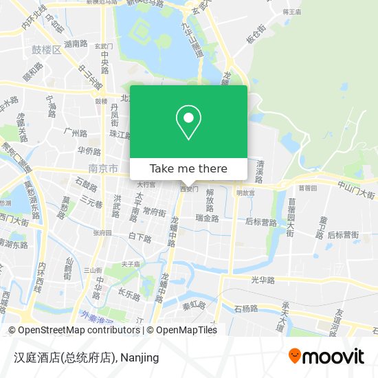 汉庭酒店(总统府店) map