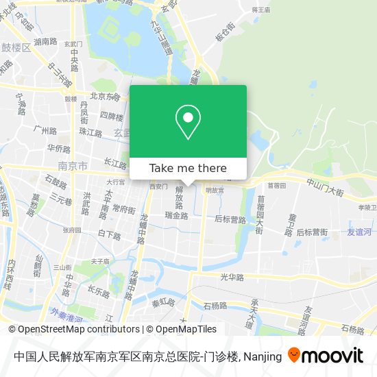 中国人民解放军南京军区南京总医院-门诊楼 map