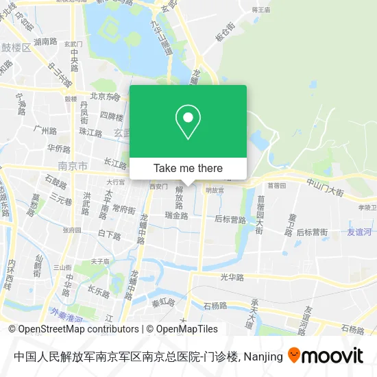 中国人民解放军南京军区南京总医院-门诊楼 map