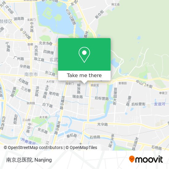 南京总医院 map
