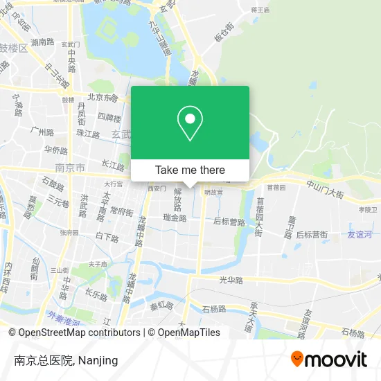 南京总医院 map