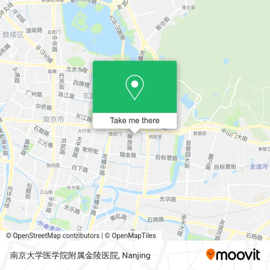 南京大学医学院附属金陵医院 map