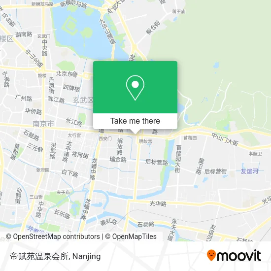 帝赋苑温泉会所 map