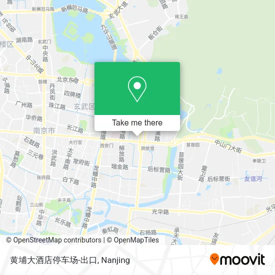 黄埔大酒店停车场-出口 map