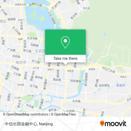 中信出国金融中心 map