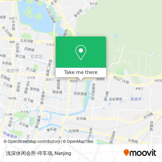浅深休闲会所-停车场 map