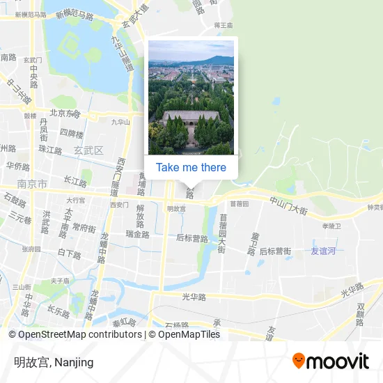 明故宫 map