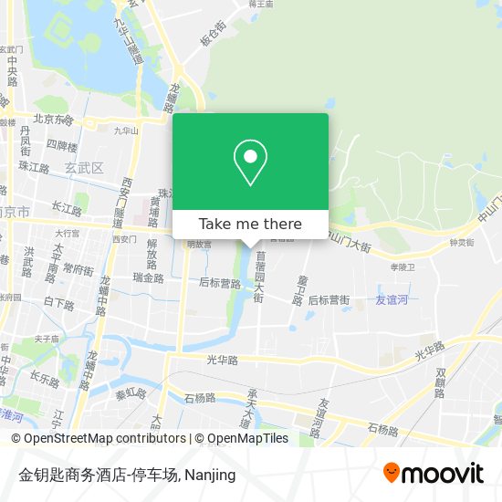 金钥匙商务酒店-停车场 map